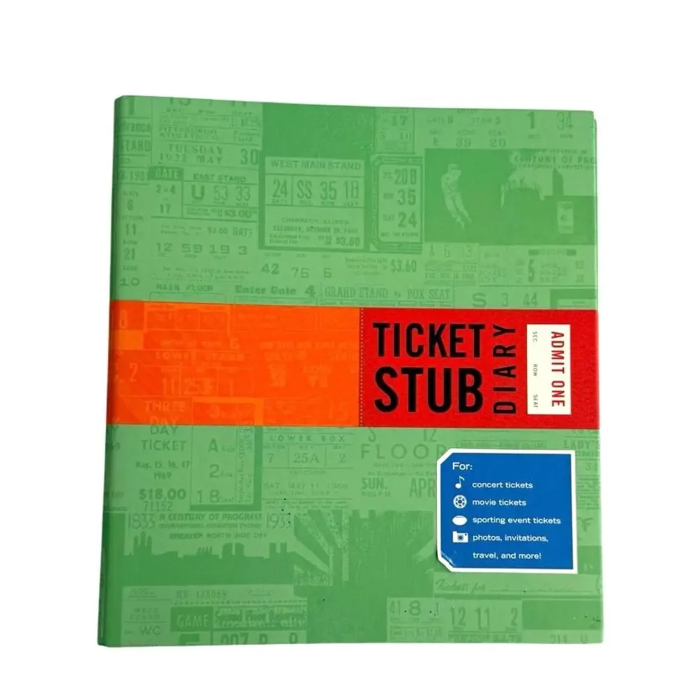 New without box Ticket Stub Diary by Chronicle Books